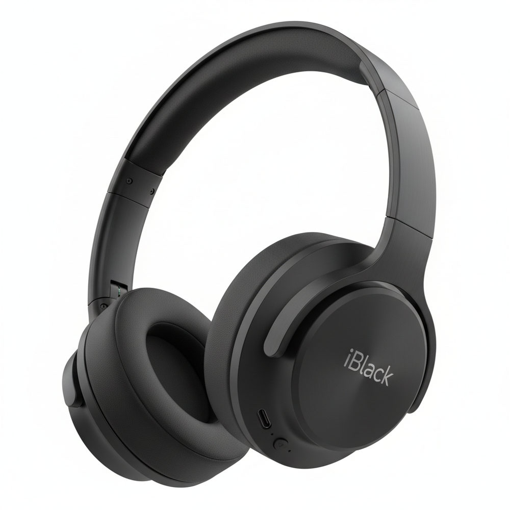 Headphone iBlack front view