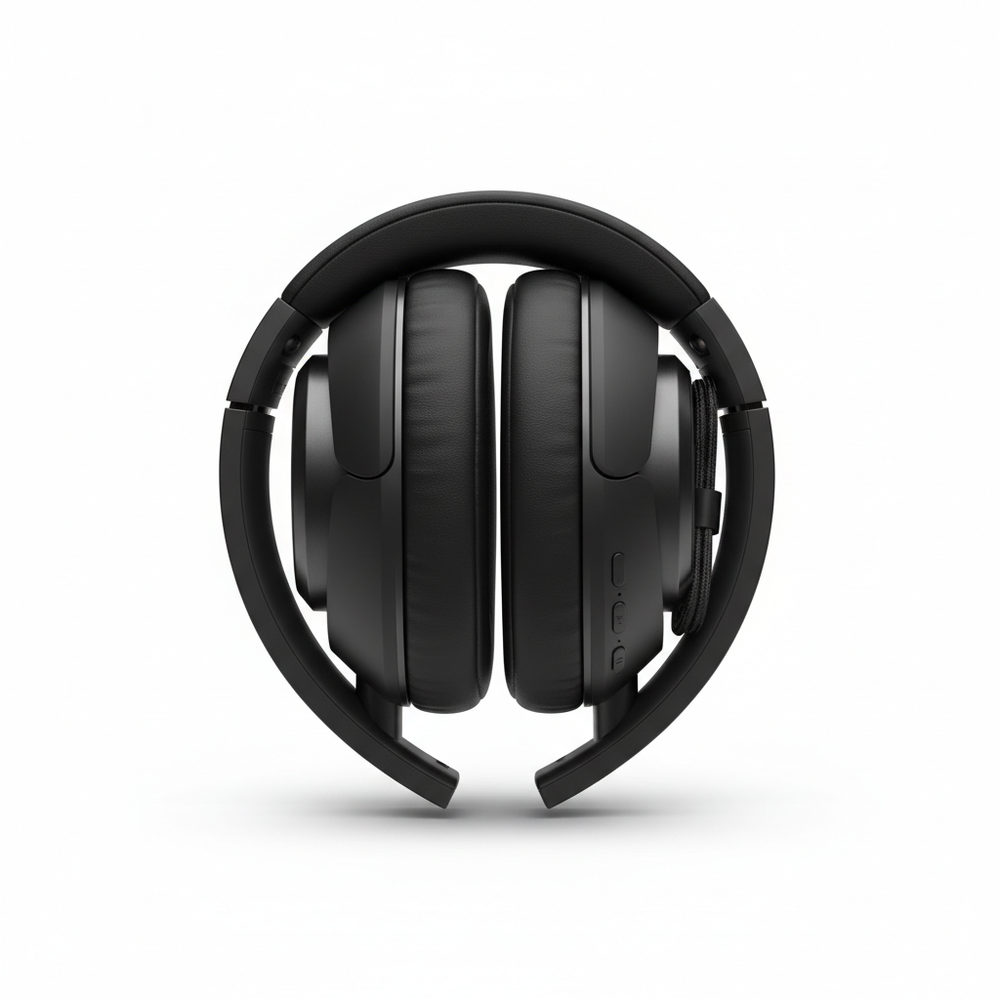 Headphone iBlack detail shot